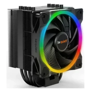 Be Quiet! Pure Rock 2 FX Black Air CPU Cooler, ARGB Lighting, 4 High-Performance 6mm Heat Pipes