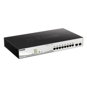 D-Link DGS-1210-10MP 10 Port Gigabit Smart Managed PoE Switch, 8 x Gigabit Ethernet Ports