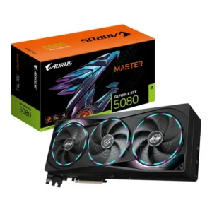 Gigabyte AORUS GeForce RTX 5080 MASTER Graphics Card, GDDR7 16GB 256-bit Memory