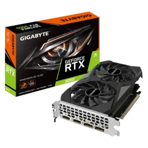 Gigabyte WINDFORCE OC V2 GeForce RTX 3050 Graphics Card, GDDR6 6GB 96-bit Memory