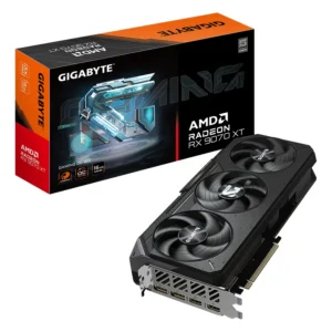Gigabyte GAMING OC AMD Radeon RX 9070 XT Graphics Card, GDDR6 16GB 256-bit Memory, HDMI 2.1b & DP 2.1a Outputs, PCI Express 5.0