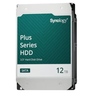 Synology Plus Series 3.5" SATA HDD, 12TB, 7200 RPM, 281 MB/s Data Transfer Speed