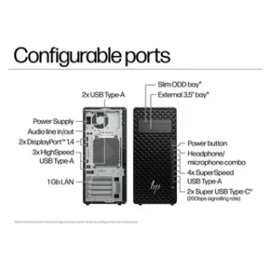 HP Z2 Tower G11 Workstation PC, Intel Core Ultra 9 285K Processor