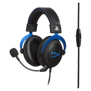 HyperX Cloud Gaming Headset, For PS5-PS4, Black/Blue, 1 Year Warranty | HX-HSCLS-BL-EM