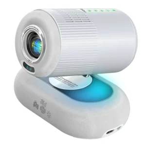 Promate Beamer-250R Wireless LCD Projector, 1080p Native Resolution, 4K Support