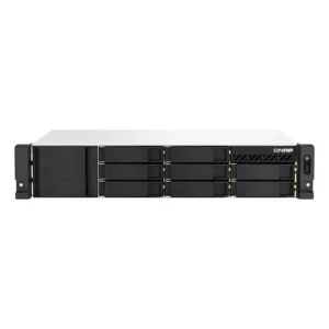 QNAP TS-864EU-RP-8G 8 BAY 2U Short Depth Rackmount NAS, Intel Celeron N5095 Processor