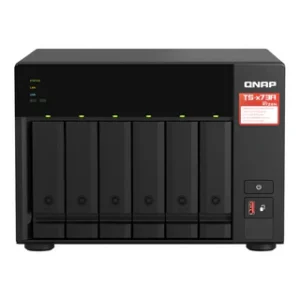 QNAP TS-673A-SW5T 6 BAY Tower NAS BOX, AMD Ryzen V1500B 4-core Processor