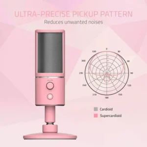 Razer Seiren X Condenser Streaming Microphone, Supercardioid Pickup Pattern