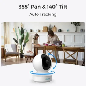 Reolink E1 Pro Pan & Tilt WiFi Security Camera, 2K (2880 x 1616) Resolution, 355° Pan & 50° Tilt Range